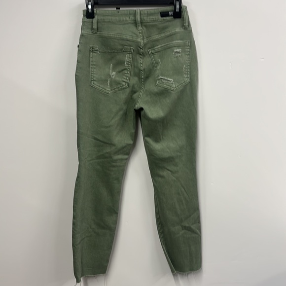 Kut From The Kloth Rachel High Rise Fab Ab Mom Jean in Tuscan Olive 0 new - Picture 11 of 12